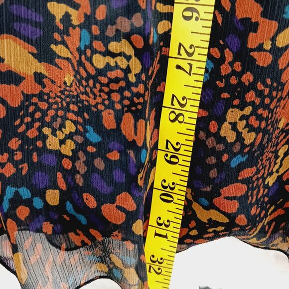 Skirt Maxi Size 12P Whimsycore Festival Boho Chiffon Fairycore Vacation Resort - Picture 4 of 13